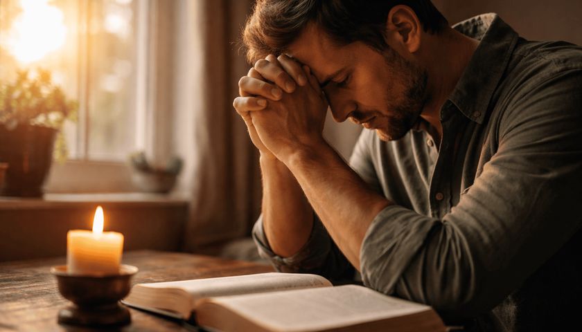 Oração para sair da estagnação espiritual e renovar a fé em Deus.