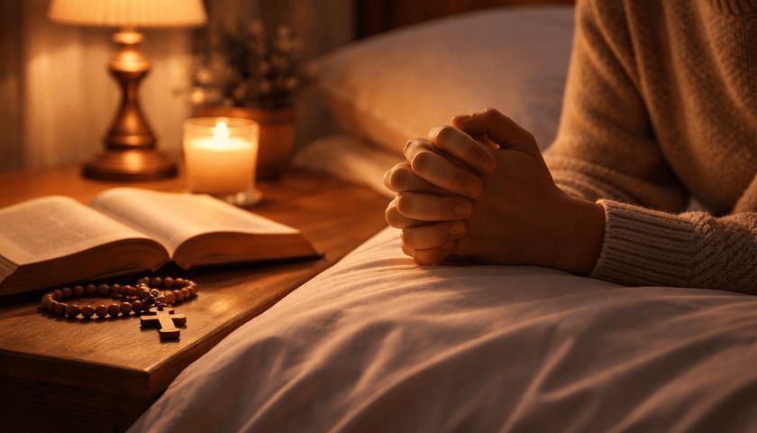Oração da noite: Para dormir em paz e confiar no cuidado de Deus