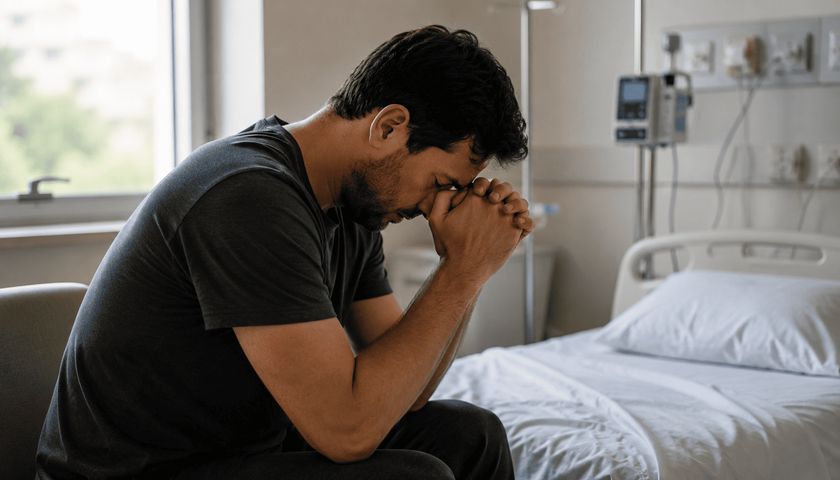 Oração para pedir fé quando os resultados médicos assustam