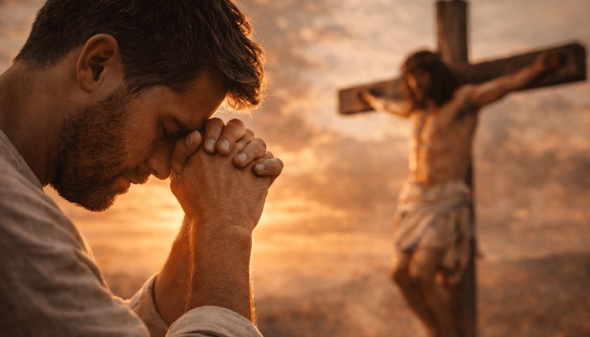 Como orar meditando na cruz de Cristo?