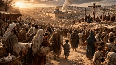 Por que Jerusalém estava cheia na época da crucificação de Jesus?