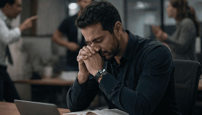 Oração para ter paz em ambientes hostis