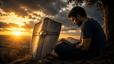 12 versículos do Salmo 91 para meditar quando a ansiedade aperta: o escudo contra o medo