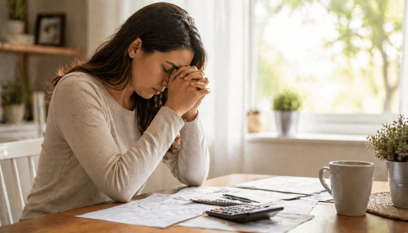 Oração para manter a fé em meio às dificuldades financeiras