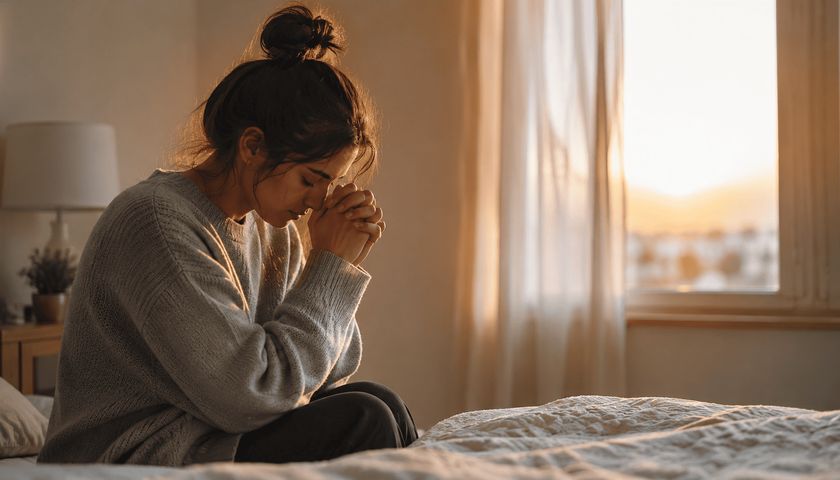 Oração para pedir a Deus que transforme a preocupação em oração e confiança