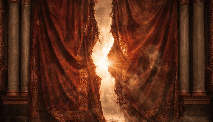 O que significa o véu do templo rasgado?