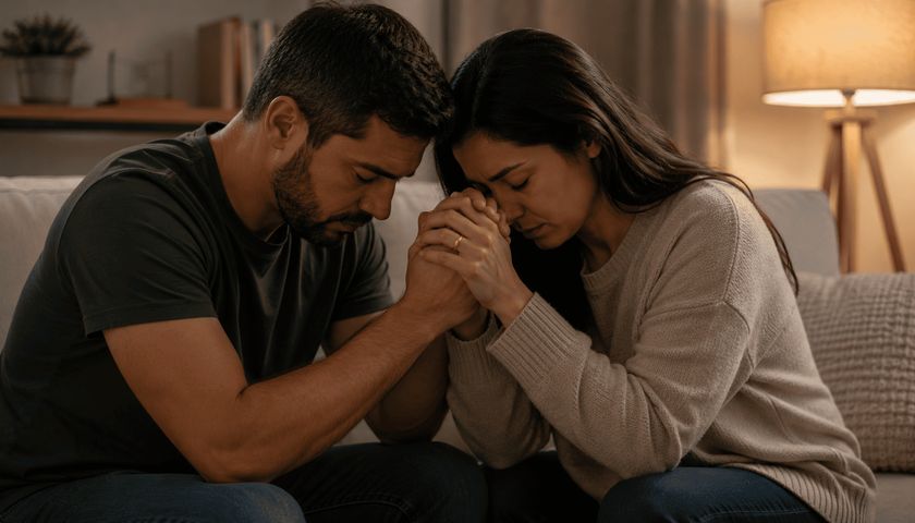 Oração para quem carrega ansiedade e insegurança dentro do casamento