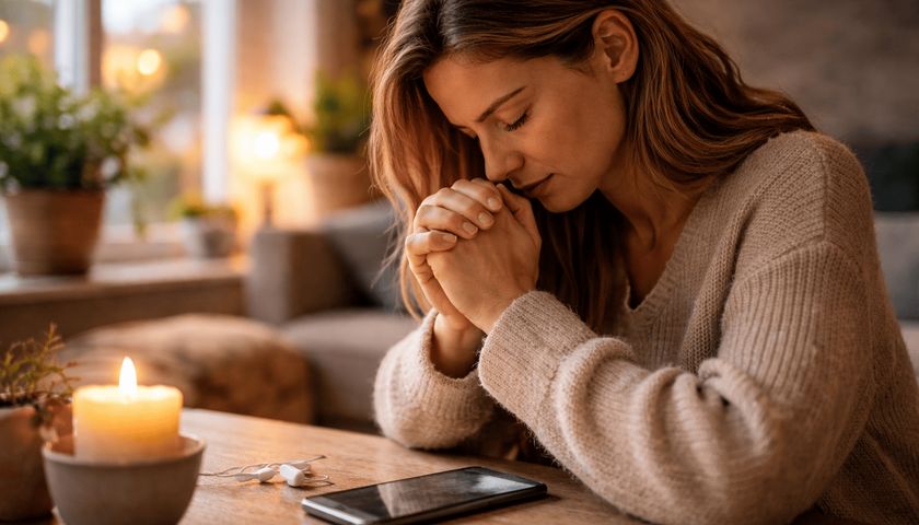 Oração para consagrar o uso do celular: equilíbrio e paz digital.