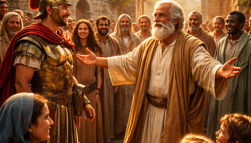 A história de cornélio e a inclusão dos gentios na igreja cristã