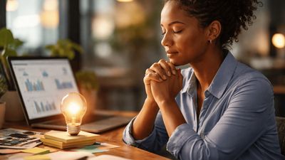 Oração por criatividade e ideias inovadoras no trabalho