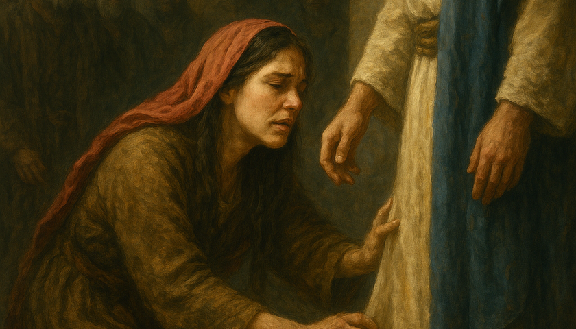 A fé da mulher do fluxo de sangue: confiança em Jesus que gera cura