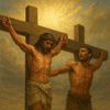 O ladrão na cruz ao lado de Jesus: a esperança que nasce no último suspiro