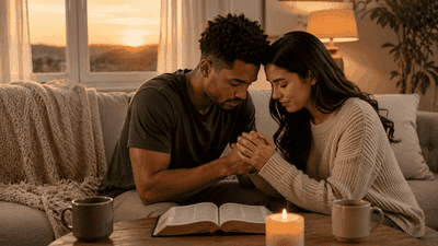 Guia completo de oração para namorados cristãos: 7 temas para orar juntos toda semana