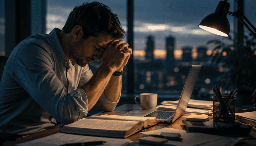 Versículos para ansiedade no trabalho: o alívio para a mente sobrecarregada