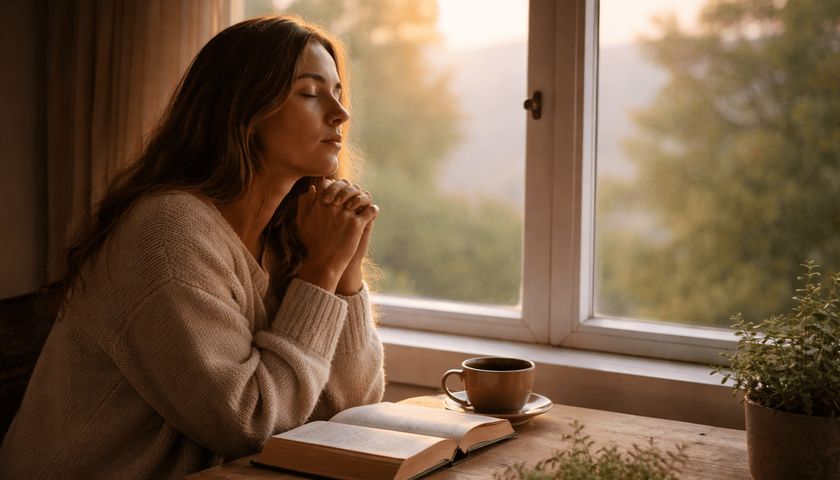 Oração da manhã para confiar em Deus e abrir mão do controle