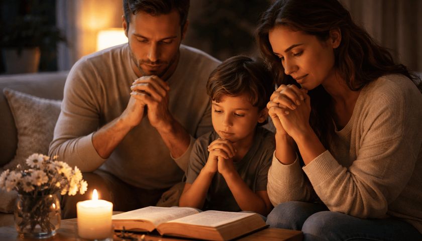 Oração pedindo que Deus guarde minha família